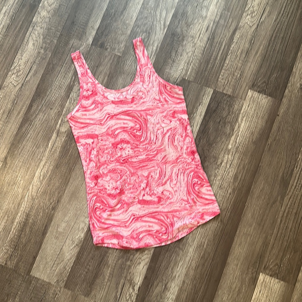 Pink Marble Tank Top
